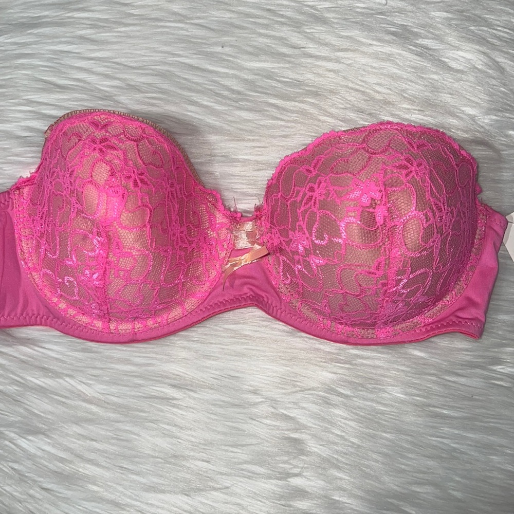NWT Dots Strapless Bra